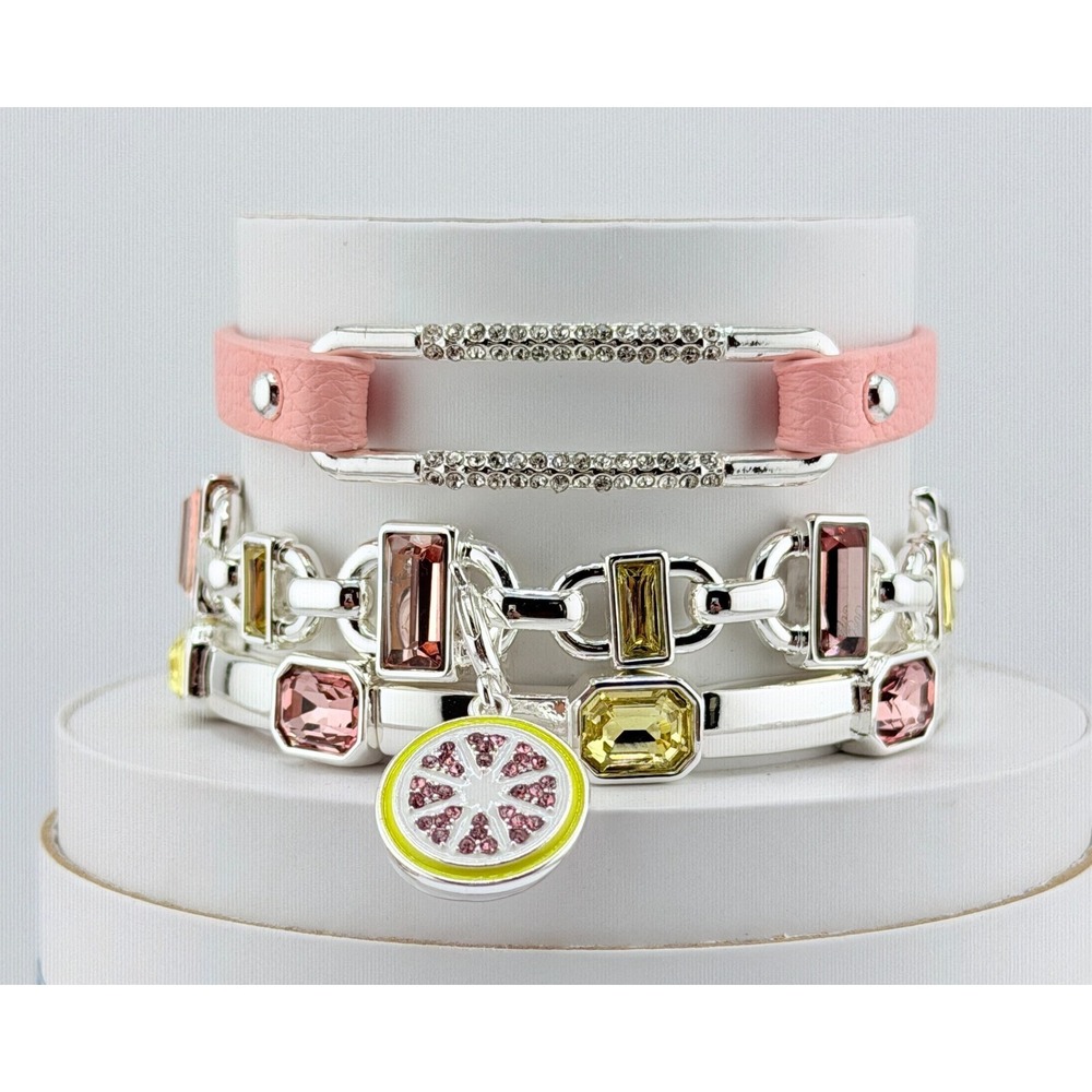 Bomb Party Summer 2026 Stacks "Sugared Citrus" Lemon Silver Plating NEW